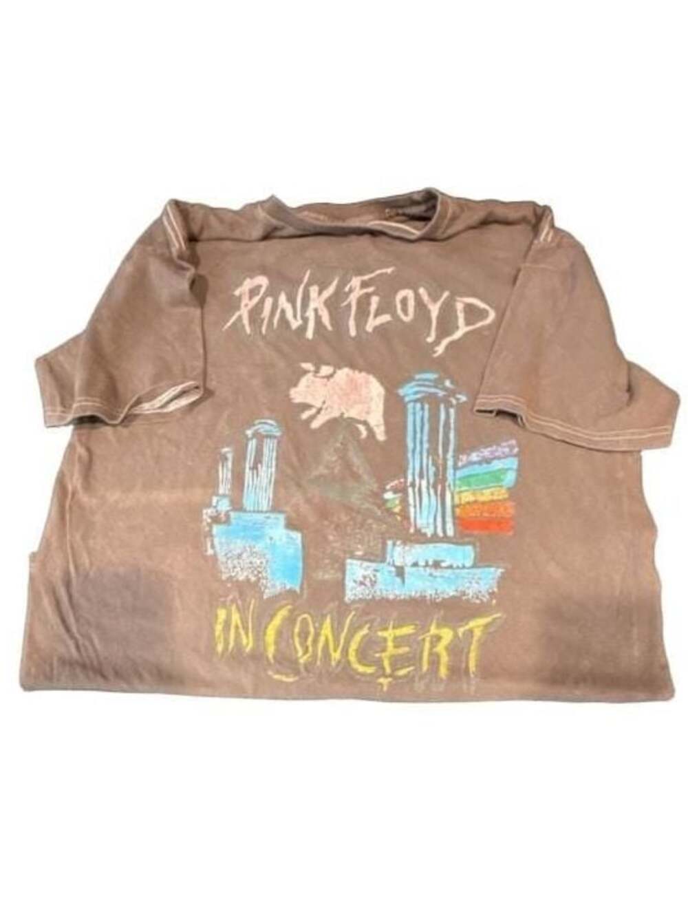 Pink Floyd In Concert T-Shirt, Size L/G, Gray